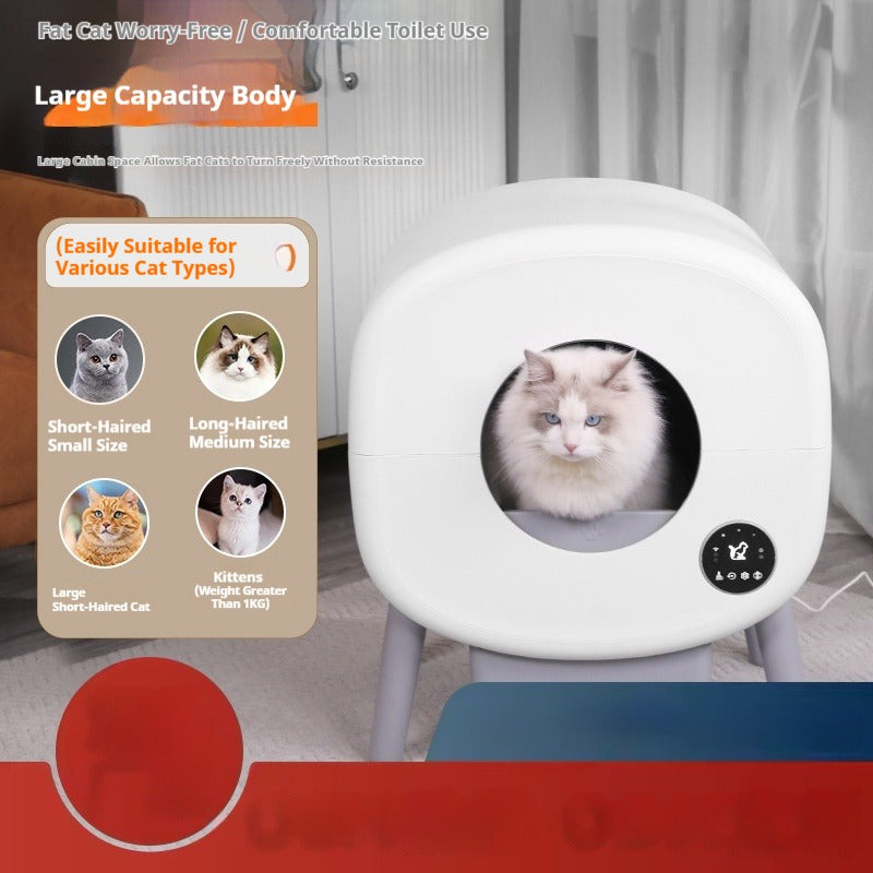 Automatic Self-Cleaning Cat Litter Box