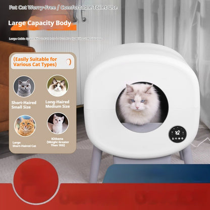 Automatic Self-Cleaning Cat Litter Box