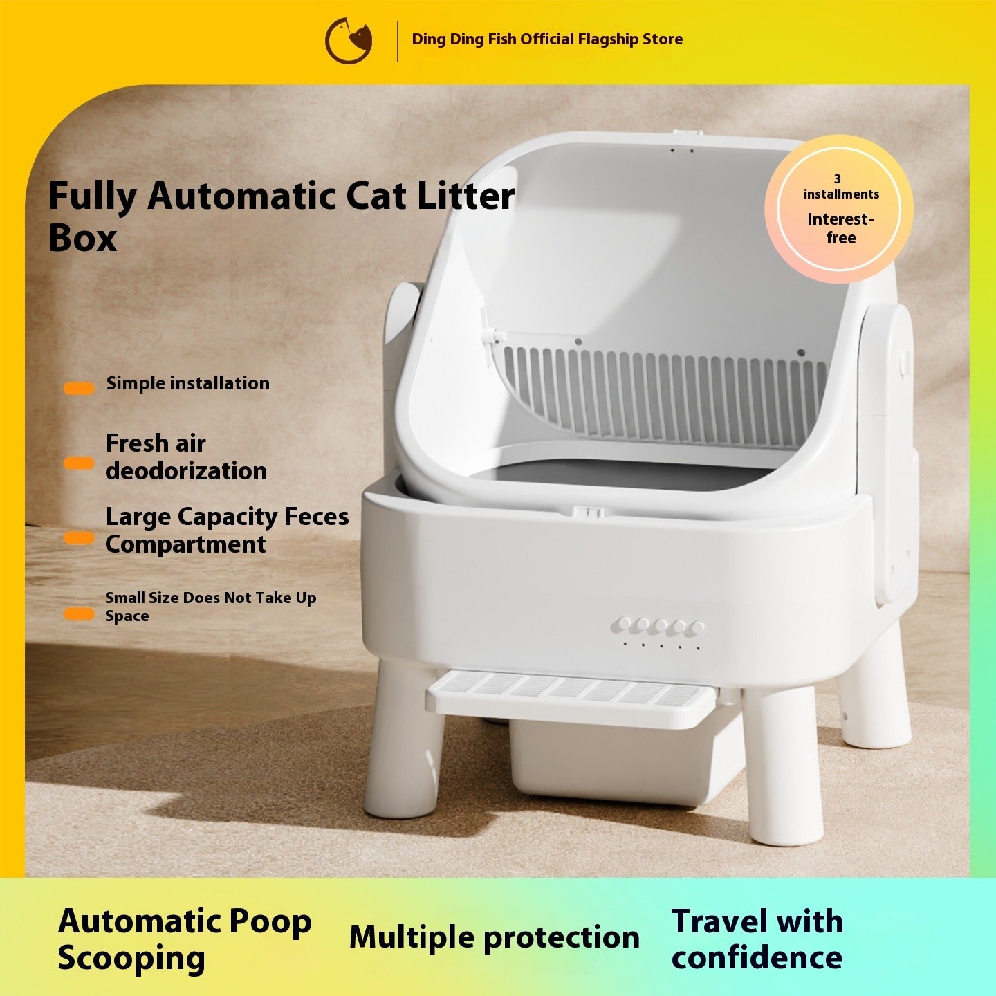 Fully Automatic Smart Closed Cat Litter Box