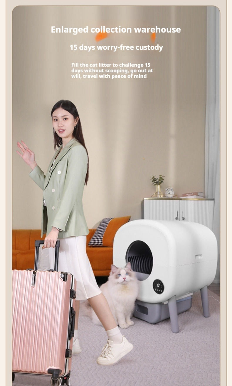 Automatic Self-Cleaning Cat Litter Box