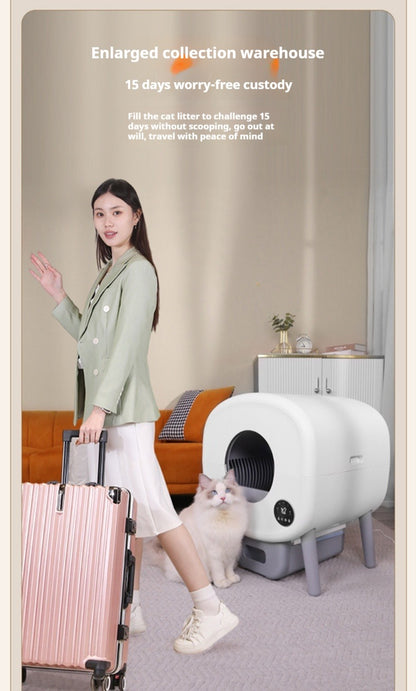 Automatic Self-Cleaning Cat Litter Box