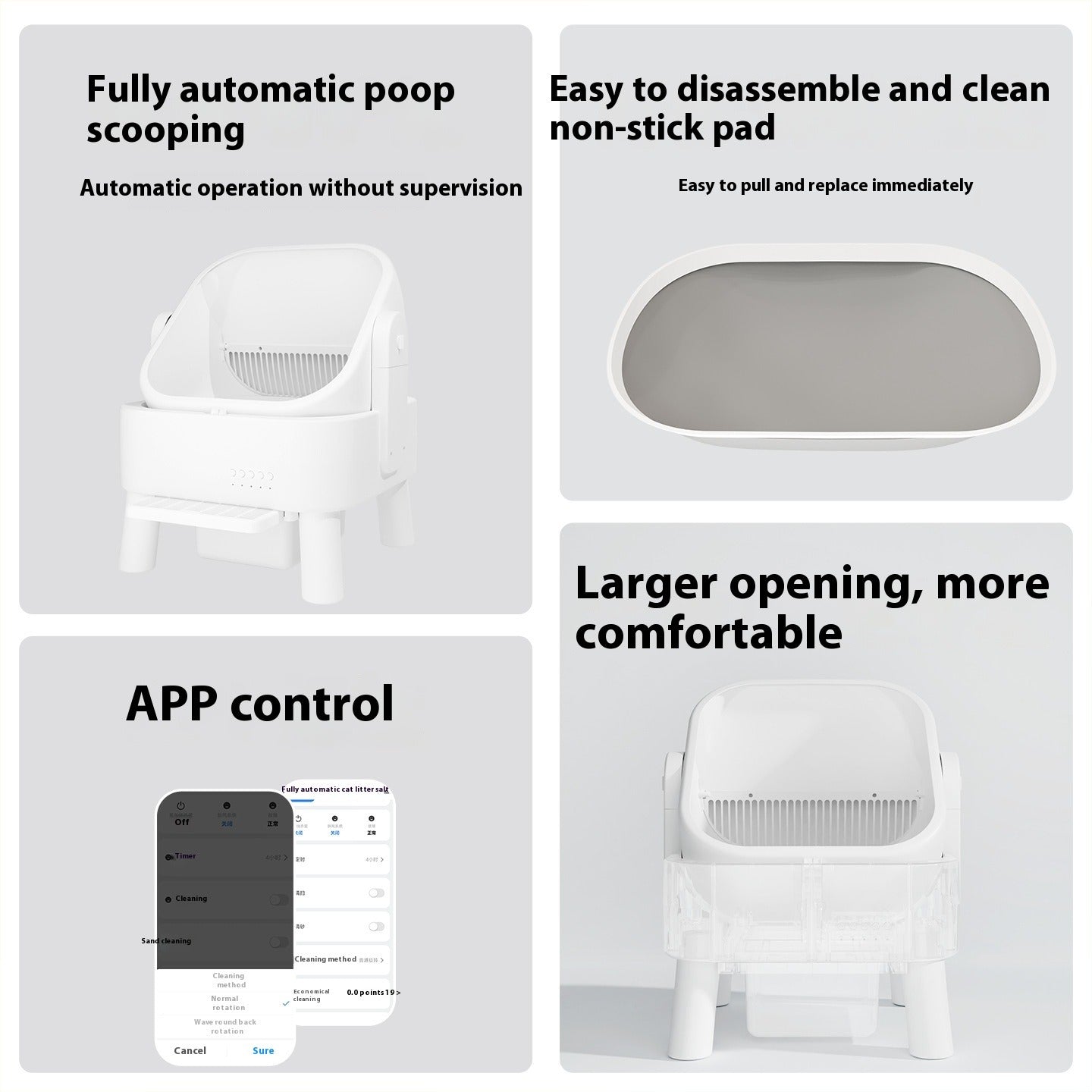 Fully Automatic Smart Closed Cat Litter Box