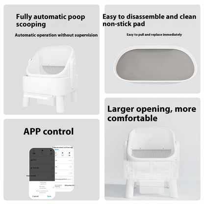 Fully Automatic Smart Closed Cat Litter Box