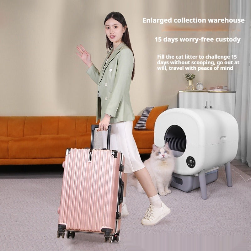 Automatic Self-Cleaning Cat Litter Box
