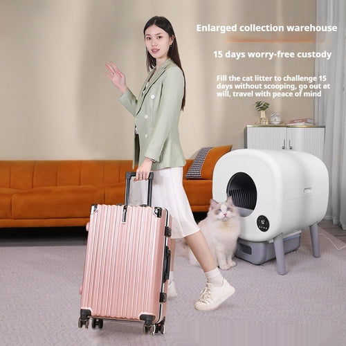 Automatic Self-Cleaning Cat Litter Box